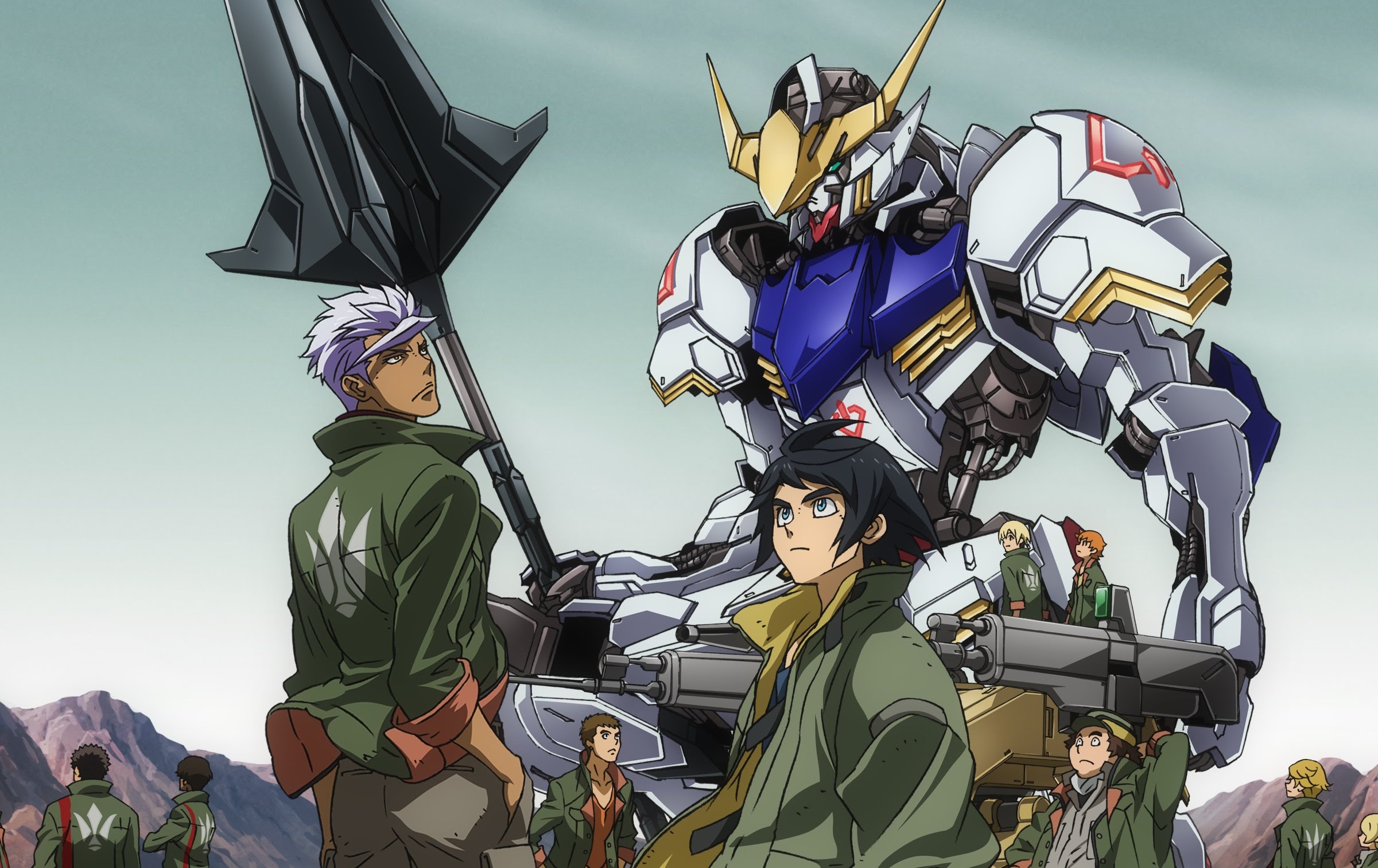Wallpaper : anime, Anime screenshot, Gundam Bael, Mobile Suit Gundam Iron  Blooded Orphans, mechs, Super Robot Taisen, artwork, digital art 1920x1080  - ThorRagnarok - 2126949 - HD Wallpapers - WallHere