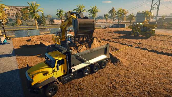 Construction Simulator\'s Multiplayer Mode Allows Crew for Entertainment Building